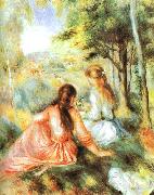 Pierre Renoir In the Meadow